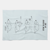 Linge De Cuisine Dans l'âge d'un chien (Horizontal)