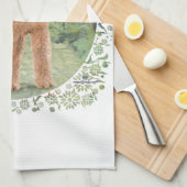 Linge De Cuisine Dans le jardin (Quart Plié)