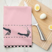 Linge De Cuisine Dans le Pilates rose établissez (Quart Plié)