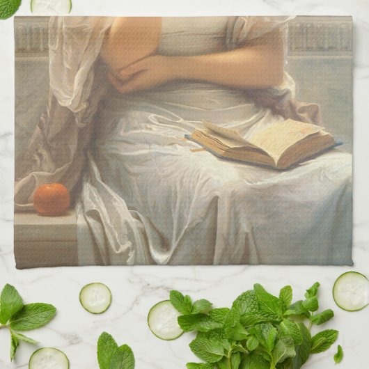 Linge De Cuisine Dans l'orangerie de Charles Edward Perugini (Plié)