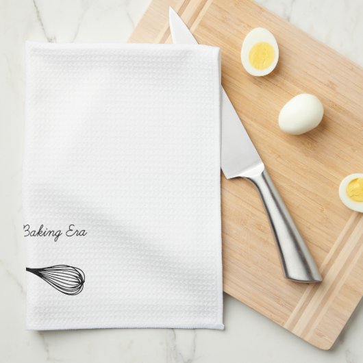 Linge De Cuisine "Dans mon ère de cuisson" Whisk Hand Draetch (Quart Plié)