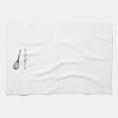 Linge De Cuisine "Dans mon ère de cuisson" Whisk Hand Draetch (Horizontal)