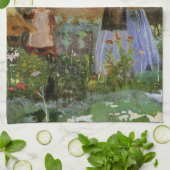 Linge De Cuisine Dans un jardin à Cookham par George John Pinwell (Plié)