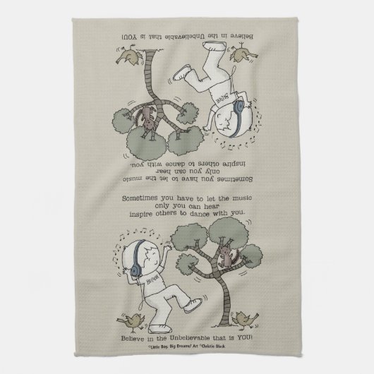 Linge De Cuisine Danse (Vertical)