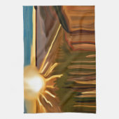 Linge De Cuisine Danse des cactus art Abstrait (Vertical)
