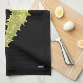 Linge De Cuisine Danse Des Chevaux De Mer (Jaune) (Quart Plié)