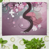 Linge De Cuisine Danse Enchantée Cherry (Plié)