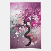 Linge De Cuisine Danse Enchantée Cherry (Vertical)