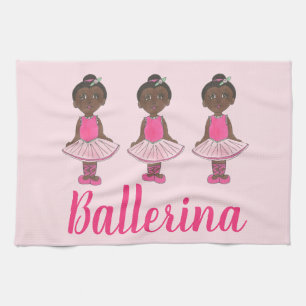Linge De Cuisine Danse Enseignant Cadeau Ballet Rose Tutu Ballerina