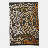 Linge De Cuisine Danse Mola Spirit Souls (Vertical)