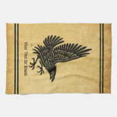Linge De Cuisine Danse Norse Raven (Horizontal)