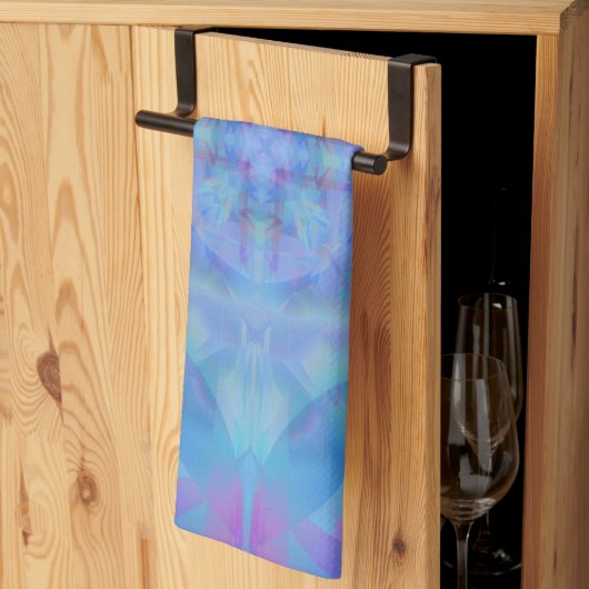 Linge De Cuisine Danseur bleu (Pliage en tiers)