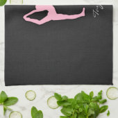 Linge De Cuisine Danseur de ballon rose clair (Plié)