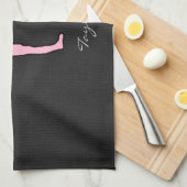 Linge De Cuisine Danseur de ballon rose clair (Quart Plié)