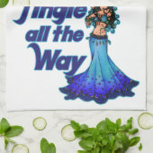 Linge De Cuisine Danseur du ventre bleu (Plié)