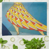 Linge De Cuisine Danseur vintage (Plié)