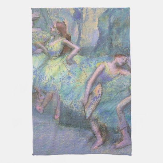 Linge De Cuisine Danseurs de ballet dans les ailes par Edgar Degas (Vertical)