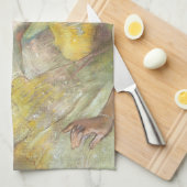 Linge De Cuisine Danseurs de ballet sur scène par Edgar Degas (Quart Plié)