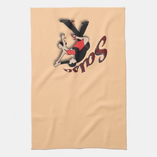 Linge De Cuisine Danseurs de Salsa (Vertical)