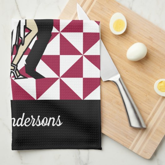 Linge De Cuisine Danseurs de tango (Quart Plié)