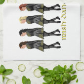 Linge De Cuisine Danseurs Irlandais Rock (Plié)