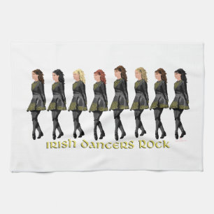 Linge De Cuisine Danseurs Irlandais Rock