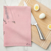 Linge De Cuisine Danseuse de dos, les mains sur les hanches par Edg (Quart Plié)