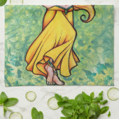 Linge De Cuisine Danseuse du ventre de Golden (Plié)