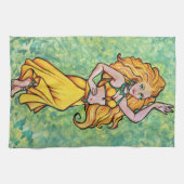 Linge De Cuisine Danseuse du ventre de Golden (Horizontal)