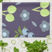Linge De Cuisine Dark Botanical Kitchen Towel (Plié)