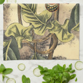 Linge De Cuisine Dark Nature Scene par Vision Studio (Plié)