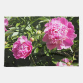 Linge De Cuisine Dark rose peonies (Horizontal)
