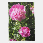 Linge De Cuisine Dark rose peonies (Vertical)