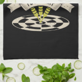 Linge De Cuisine Darts - Je frapperais ce taureau (Plié)