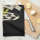 Linge De Cuisine Darts - Je frapperais ce taureau (Quart Plié)