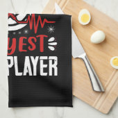 Linge De Cuisine Darts - Joueur de fléchettes le plus Okayest du mo (Quart Plié)