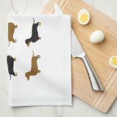 Linge De Cuisine Daschund (Quart Plié)