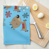 Linge De Cuisine Dashing Lance La Neige (Quart Plié)