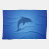 Linge De Cuisine Dauphin bleu (Horizontal)