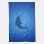 Linge De Cuisine Dauphin bleu (Vertical)