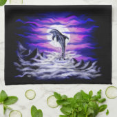 Linge De Cuisine Dauphin clair de lune (Plié)