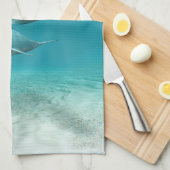 Linge De Cuisine Dauphins de natation (Quart Plié)