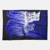 Linge De Cuisine Dauphins, Main du temps (Horizontal)