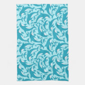 Linge De Cuisine Dauphins mignons (Vertical)