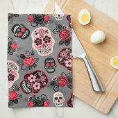 Linge De Cuisine Day of the Dead Sugar (Quart Plié)