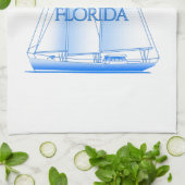 Linge De Cuisine Daytona Beach Shorts Côtes Voile nautique (Plié)