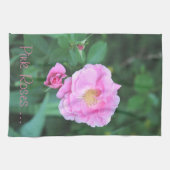 Linge De Cuisine De jolies roses roses (Horizontal)