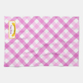 Linge De Cuisine De la cuisine de l'étiquette de nourriture - rose (Horizontal)