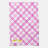 Linge De Cuisine De la cuisine de l'étiquette de nourriture - rose (Vertical)