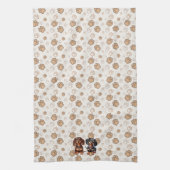 Linge De Cuisine De mignons amis dachshund (Vertical)